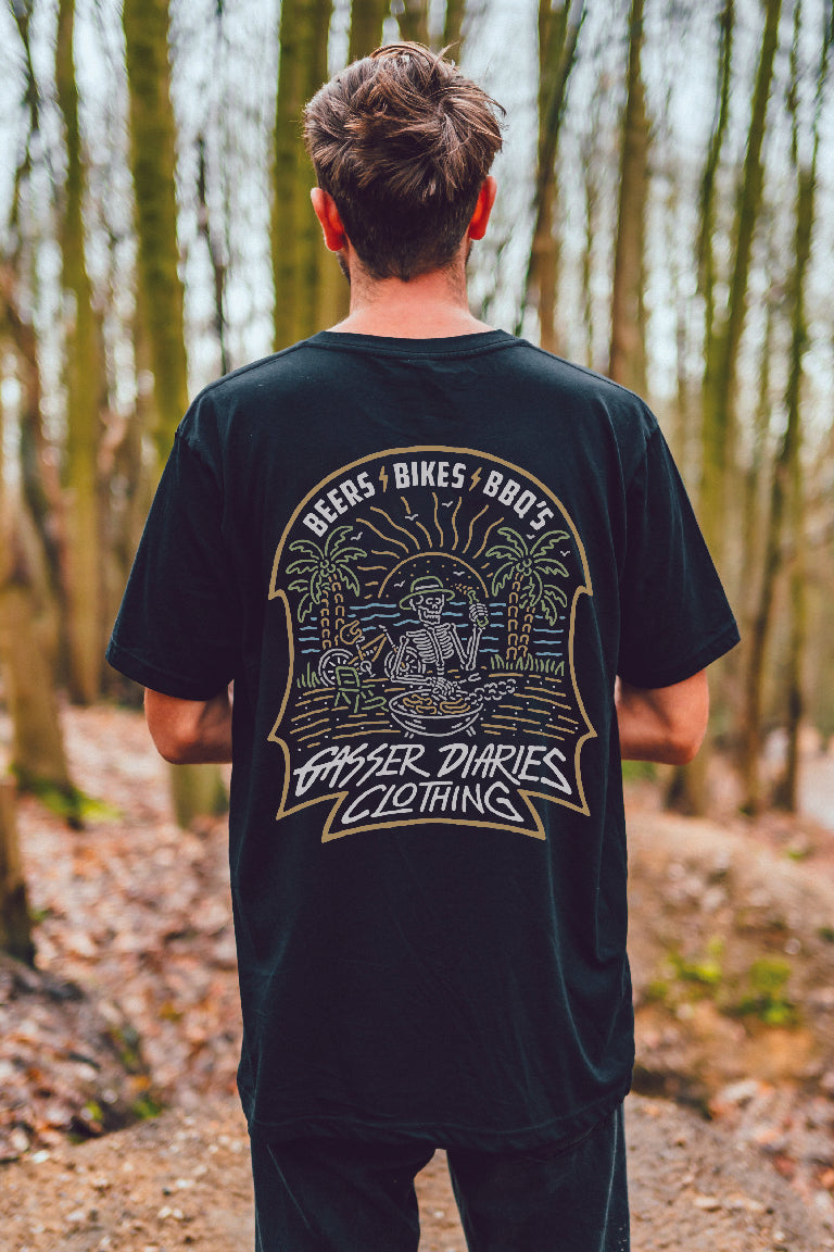 'BEERS BIKES BBQ'S' T-Shirt