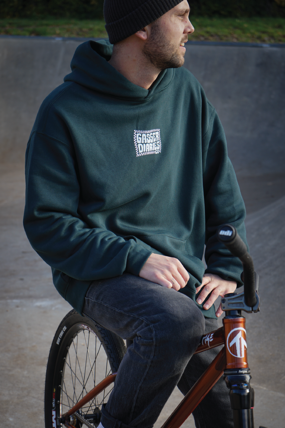 DELUXE WINTER HOODIE - Pine Green