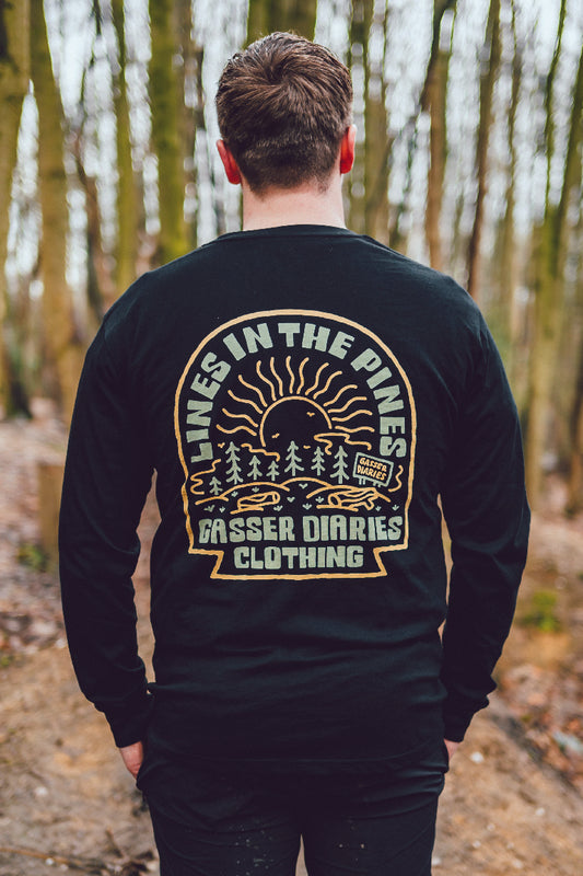 LINES IN THE PINES - Long Sleeve T