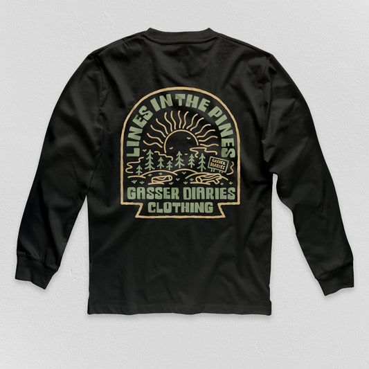 'LINES IN THE PINES' Long Sleeve - Youth